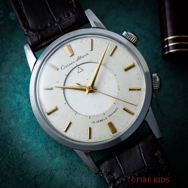 シチズン 1950年代製 アラーム ジャガー・ルクルトフェイス Ref.1407057 手巻