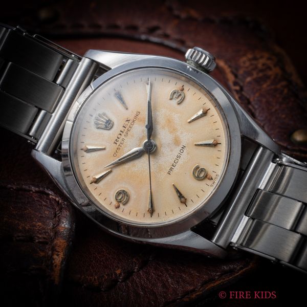 ロレックス ROLEX スピードキング 1957年製 エクスプローラーダイヤル Ref.6420 Cal.1210 手巻き