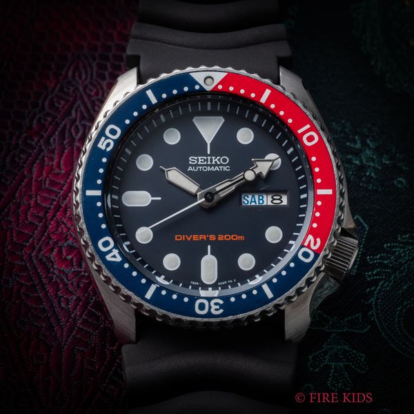 セイコー SEIKO 200ｍダイバーズ ブラックボーイ 2004年製 Ref.7S26-0020 Cal.7S26A 純正ラバーバンド