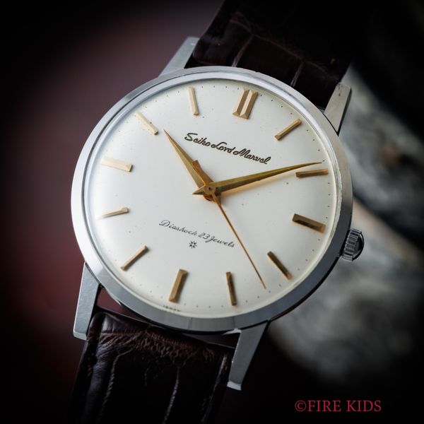 セイコー 1960年製 ロードマーベル Ref.J14038 手巻き 彫文字盤 SDダイヤル