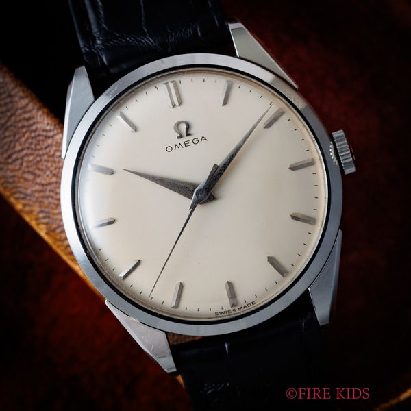 オメガ 1958年製 ラウンドケース Ref.2910-9 SC 手巻 ライトパティーナダイヤル 30㎜キャリバー Cal.284