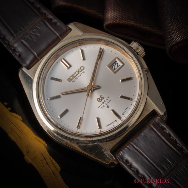 グランドセイコー 1968年製 61GS キャップゴールド Ref.6145-8000 10振動自動巻き Cal.6145A GS諏訪メダリオン