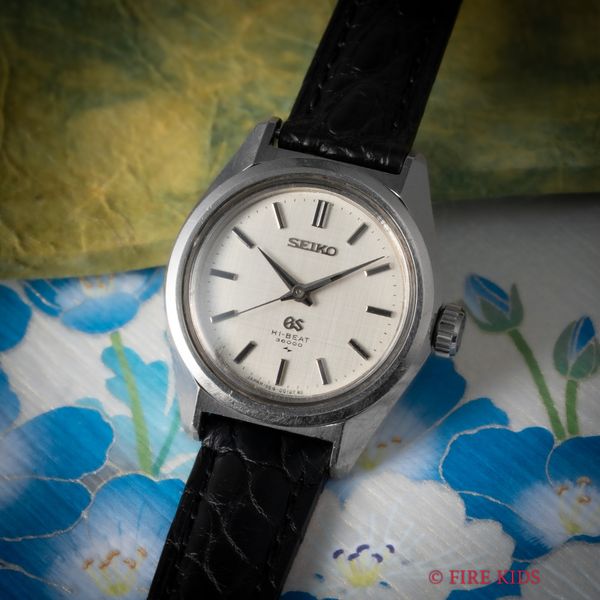 グランドセイコー 1968年製 19GS レディース リネンダイヤル Ref.1964-0010 10振動手巻き Cal.1964A GS亀戸メダリオン