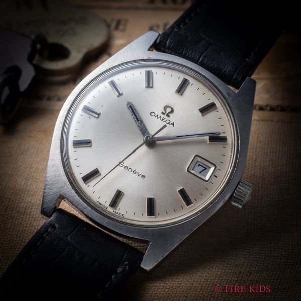 オメガ 1969年製 ジュネーブ シルバーダイヤル トノーケース Ref.134.041 手巻き Cal.613